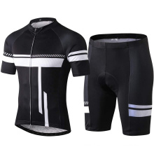 Custom Men Bike Shirt and Shorts High Quality Breathable Cycling Jersey Set